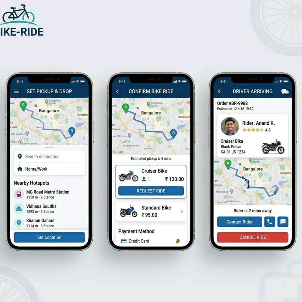 Ride Booking App (Like Rapido)