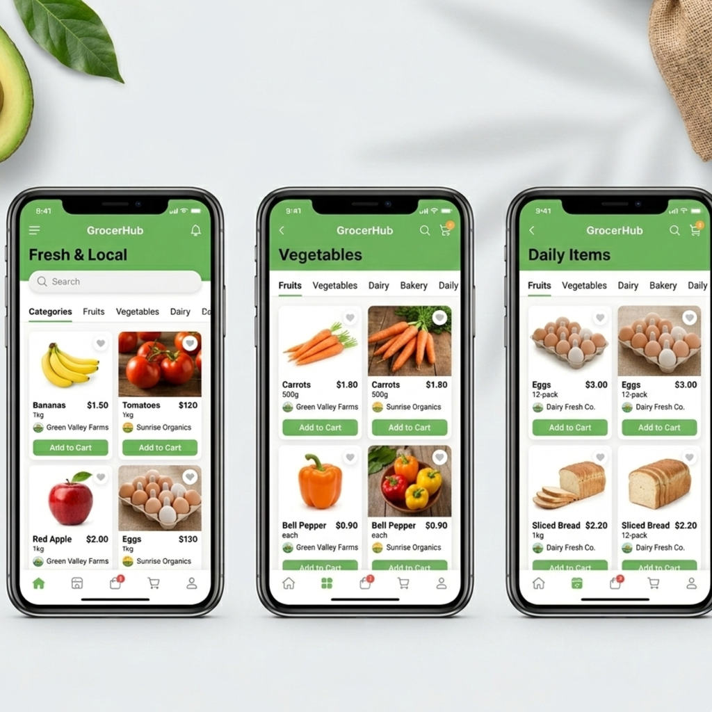 Multivendor Grocery Delivery App (Like Zepto / Blinkit)