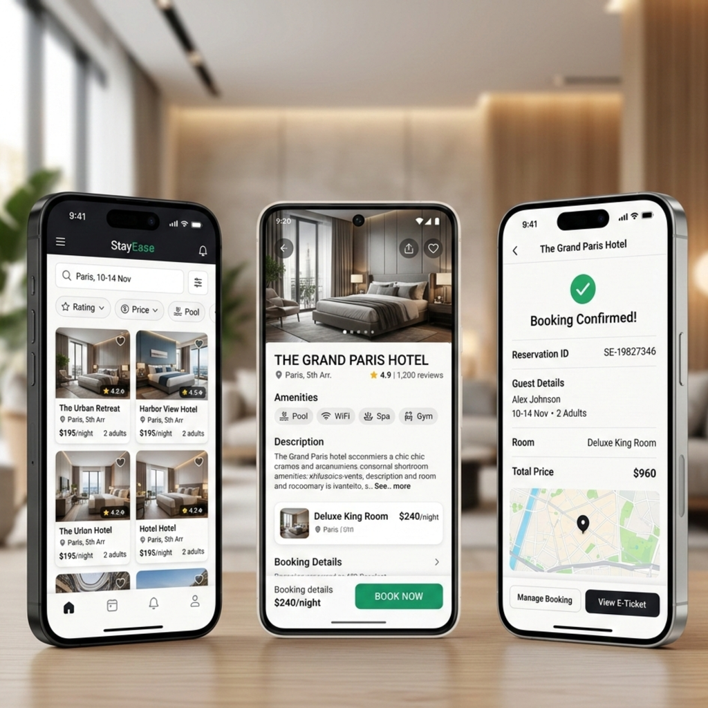 Hotel Booking App (Like OYO)