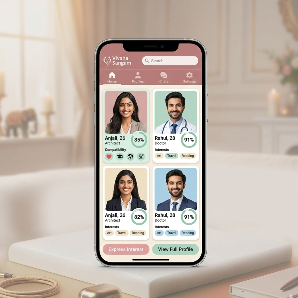 Matrimony App (Like Shaadi.com)
