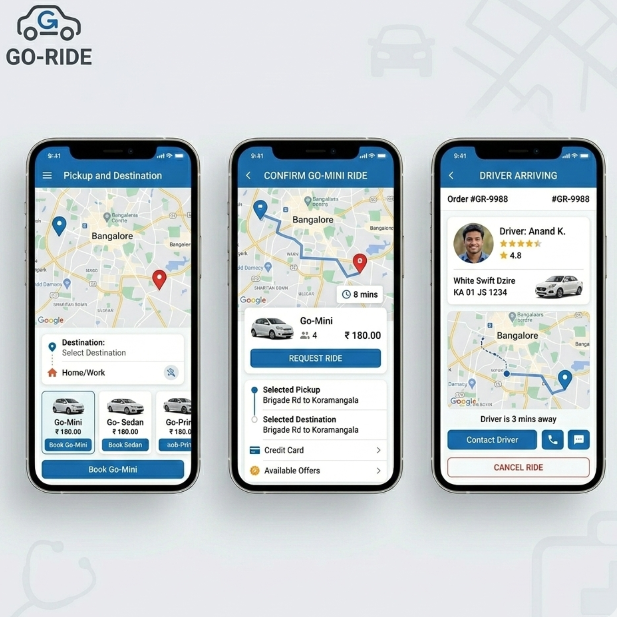 Taxi Booking App (Like Uber)