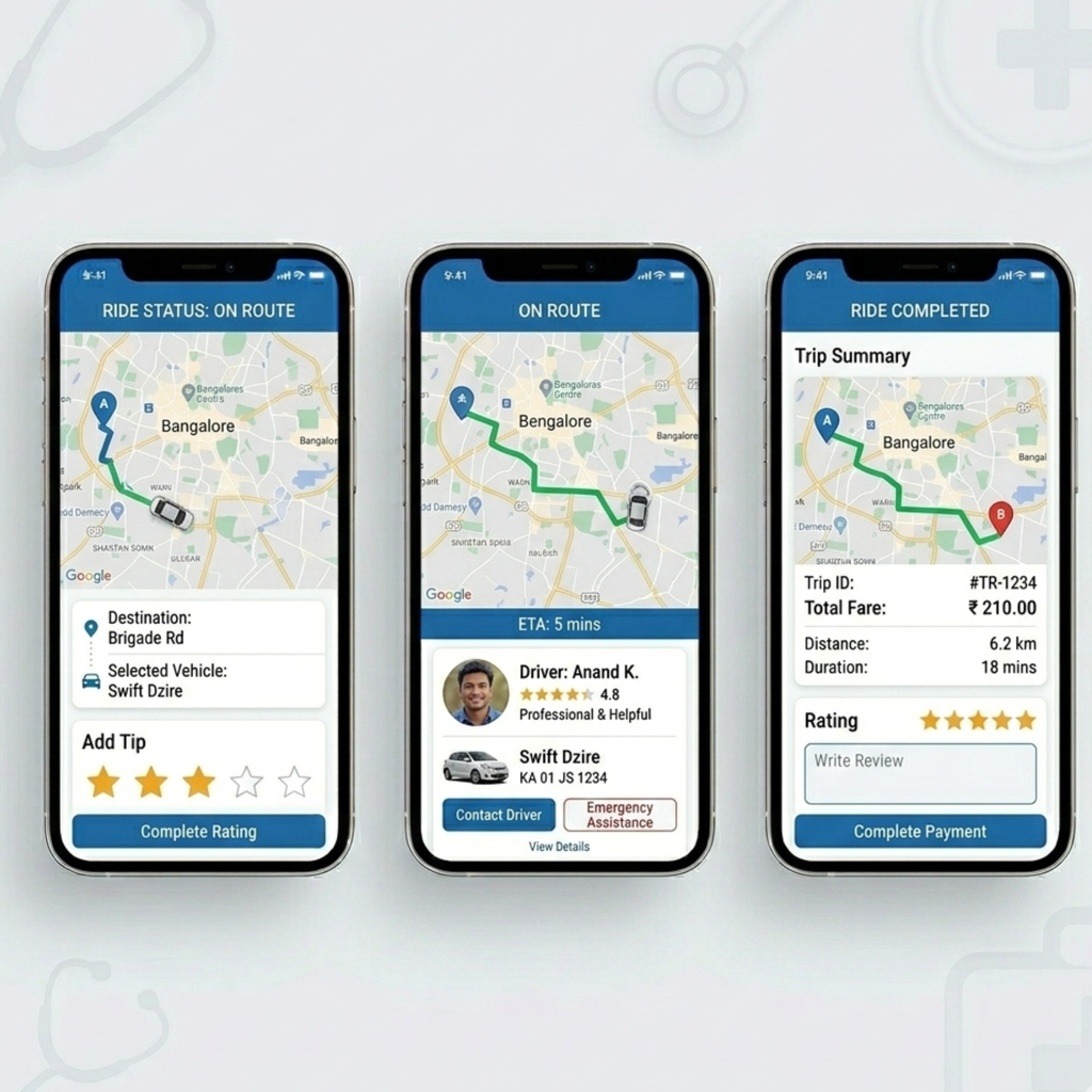Taxi Booking App (Like Uber)