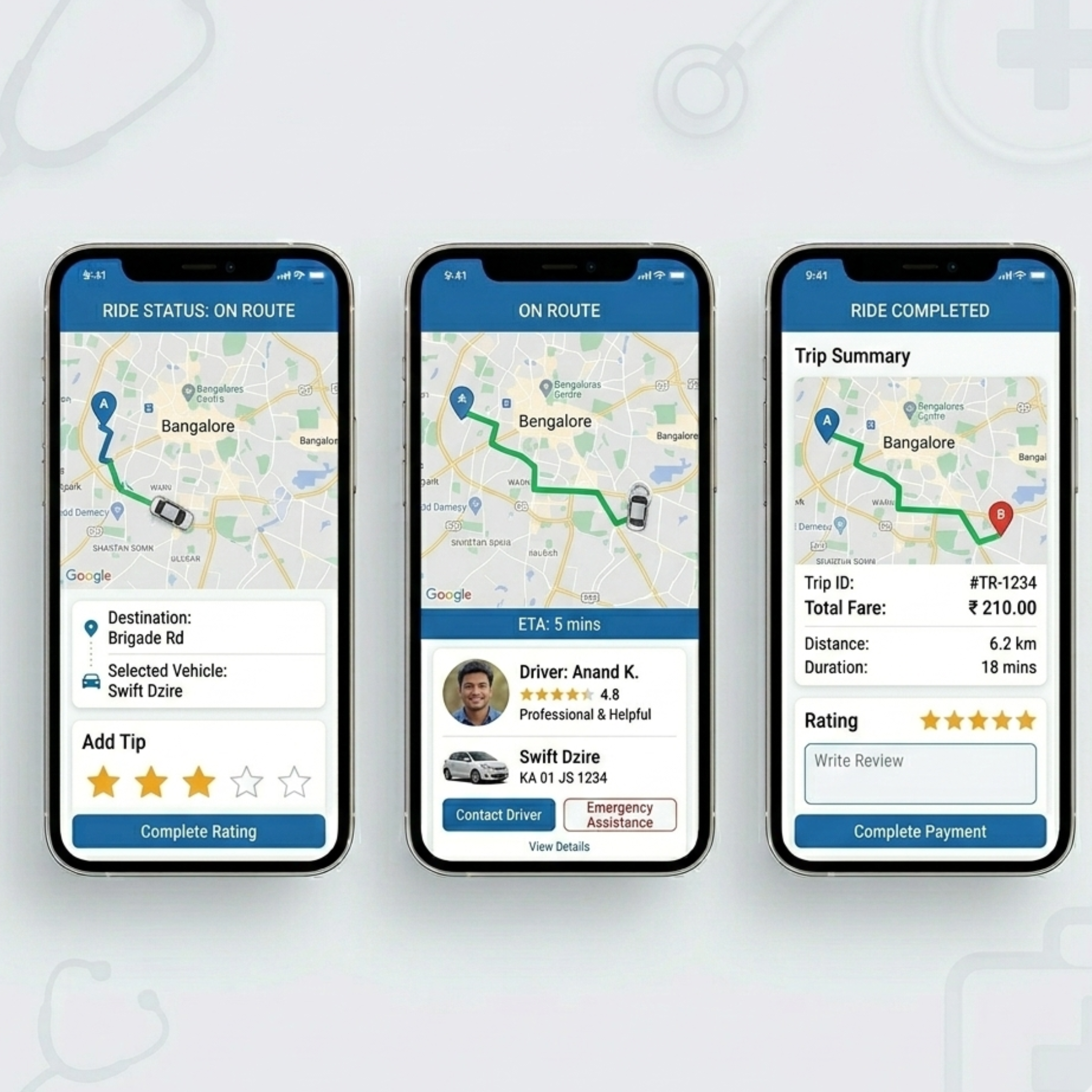 Taxi Booking App (Like Uber)